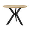 COUCHTISCH STK M6 - Schwarz/Eiche Artisan, Metall (67/67/50cm) - MIRJAN24