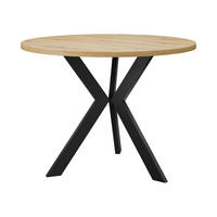 COUCHTISCH STK M6 - Schwarz/Eiche Artisan, Metall (67/67/50cm) - MIRJAN24