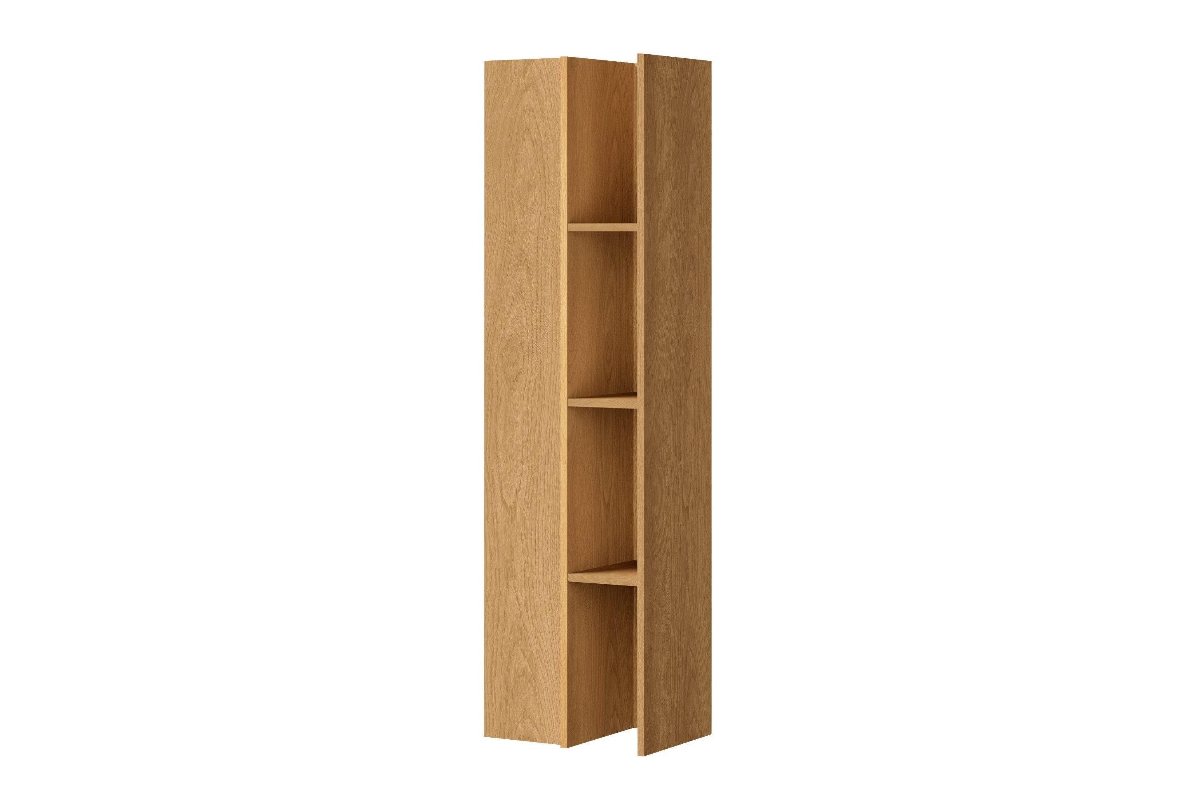 HÄNGEREGAL VELORA 40/145/30 cm in Eiche Carmel - Eichefarben, Holzwerkstoff (40/145/30cm) - Deine Möbel 24