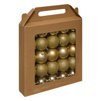 CHRISTBAUMKUGELN 25er-Set Ø 6 cm - Goldfarben, Kunststoff (6/7.2/6cm) - Atmosphera Createur d´interieur