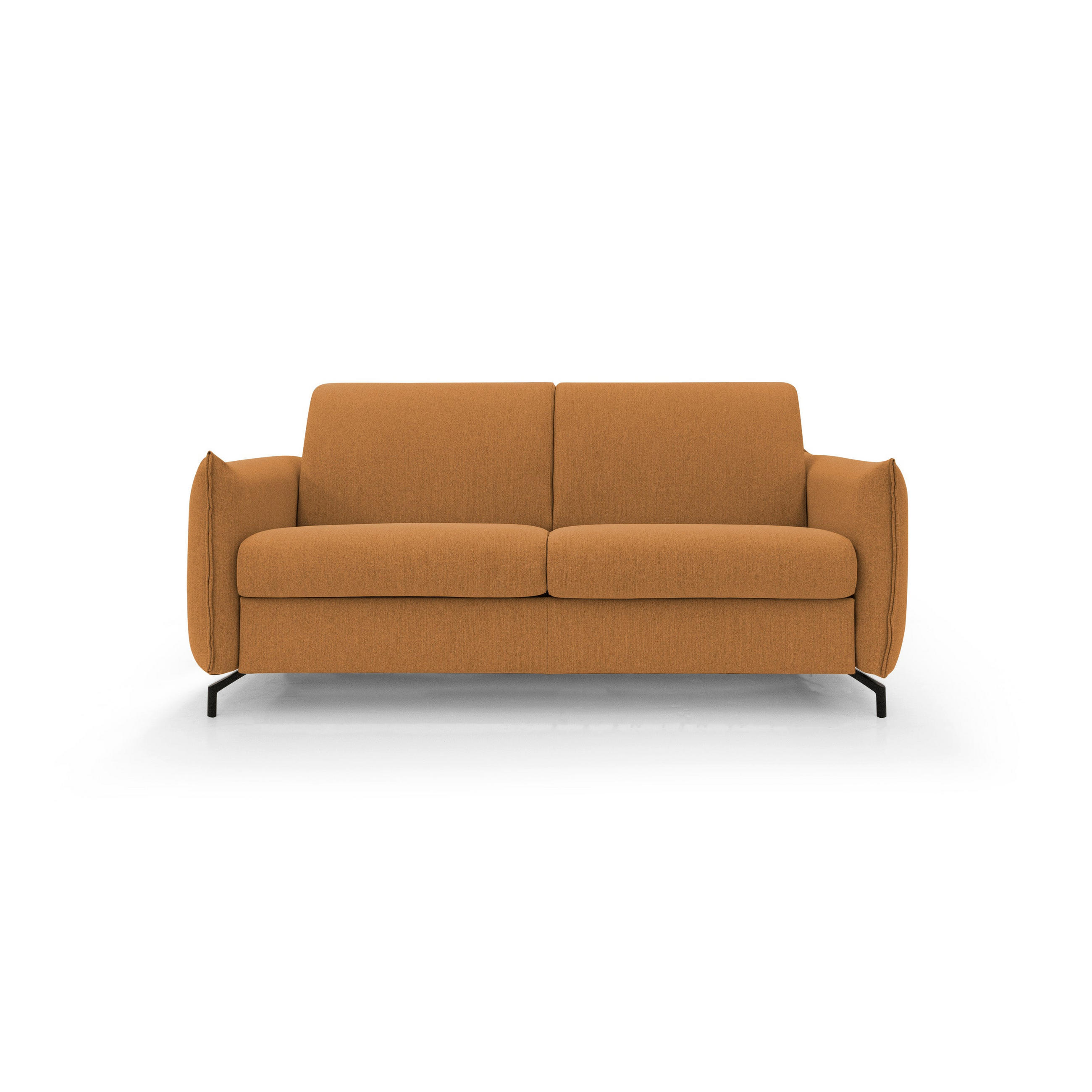 Thumbnail - Divani.store Schlafsofa, Orange, Textil, 195x95x96 cm, Wohnzimmer, Sofas & Couches, Schlafsofas