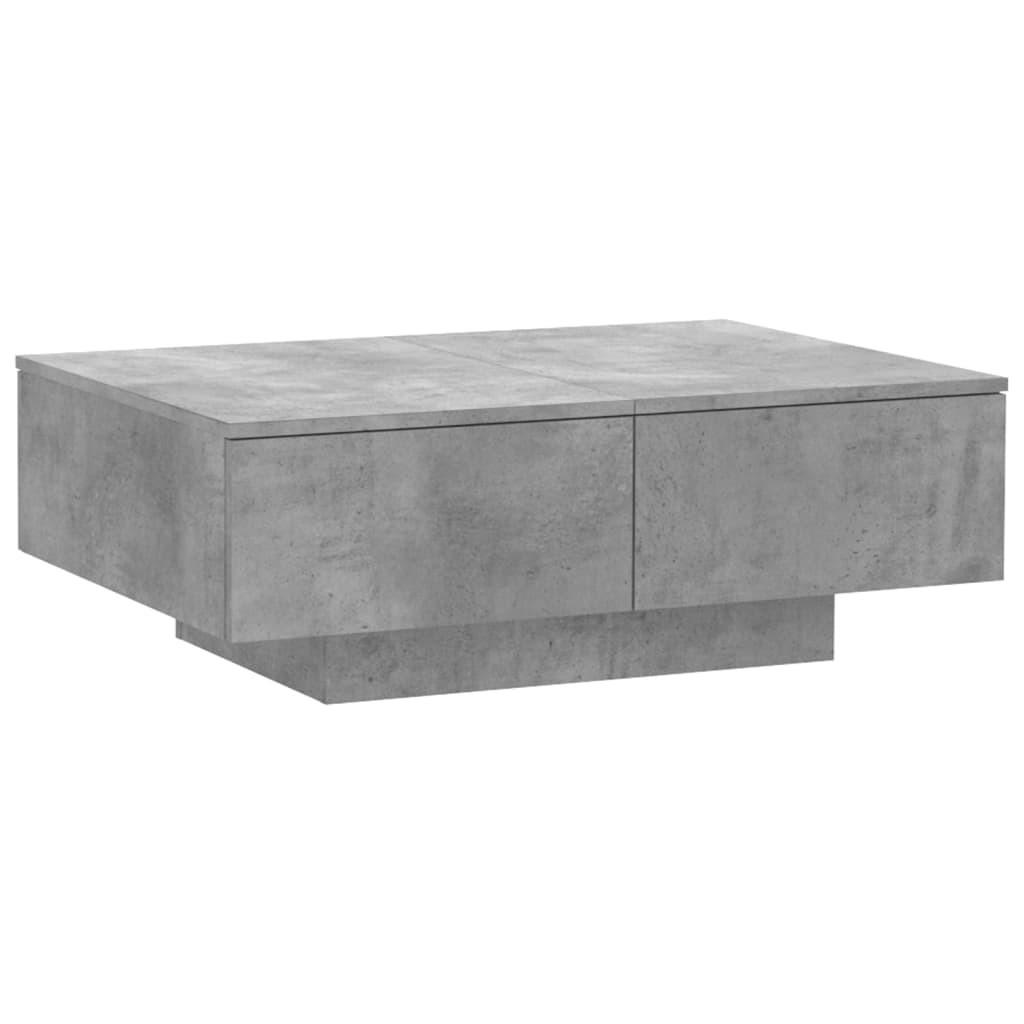 furnicato Couchtisch Grau 90x31x60 cm