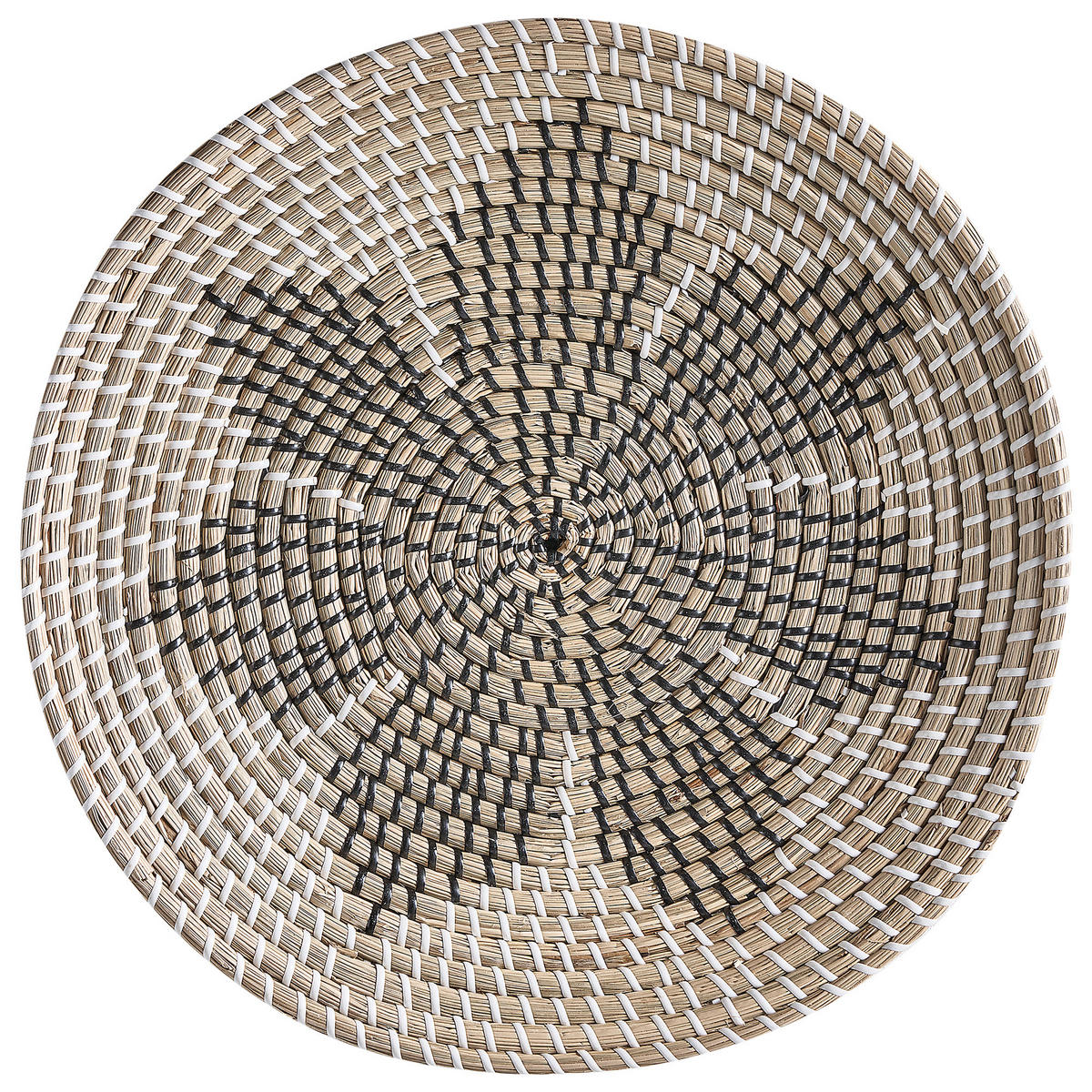 WANDDEKORATION Seegras beige Cantho - Beige, Naturmaterialien (40/40/7cm) - Beliani