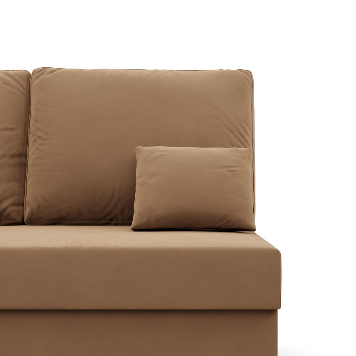 ECKSOFA MIT SCHLAFFUNKTION KEMI Braun - Braun, Textil (135/201cm) - Mebligo