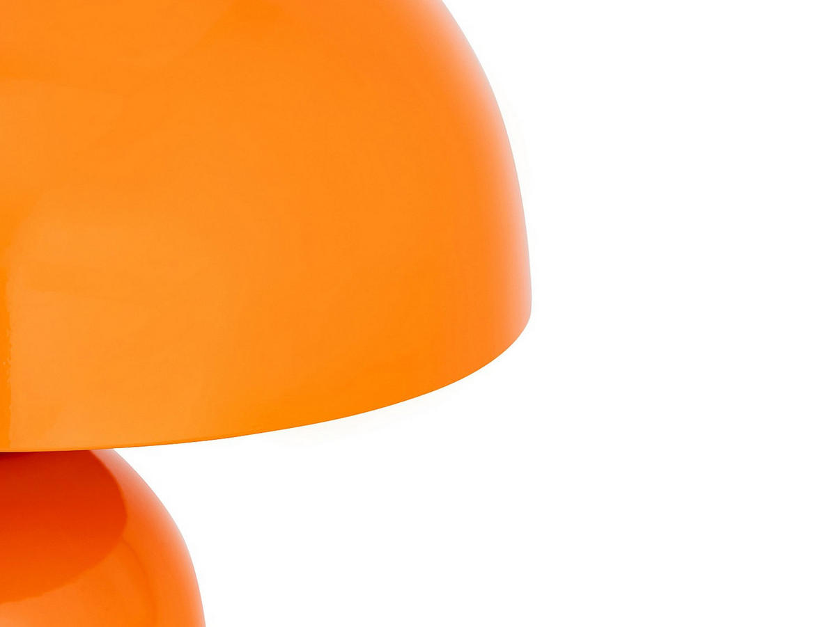TISCHLAMPE - 31 x 31 - metall - orange Sidney - Orange, Metall (31/31/25cm) - Vente-Unique