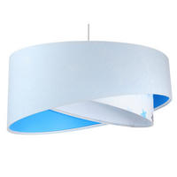 HÄNGELEUCHTE Blau 50/23 cm - Blau, Kunststoff (50/1/23cm) - ONZENO
