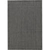 TEPPICH Outdoor Flachgewebe Uni-Farbe Polypropylen Balkon Schwarz Rechteckig 240x340 - Schwarz, Textil (240/340cm) - KADIMA DESIGN