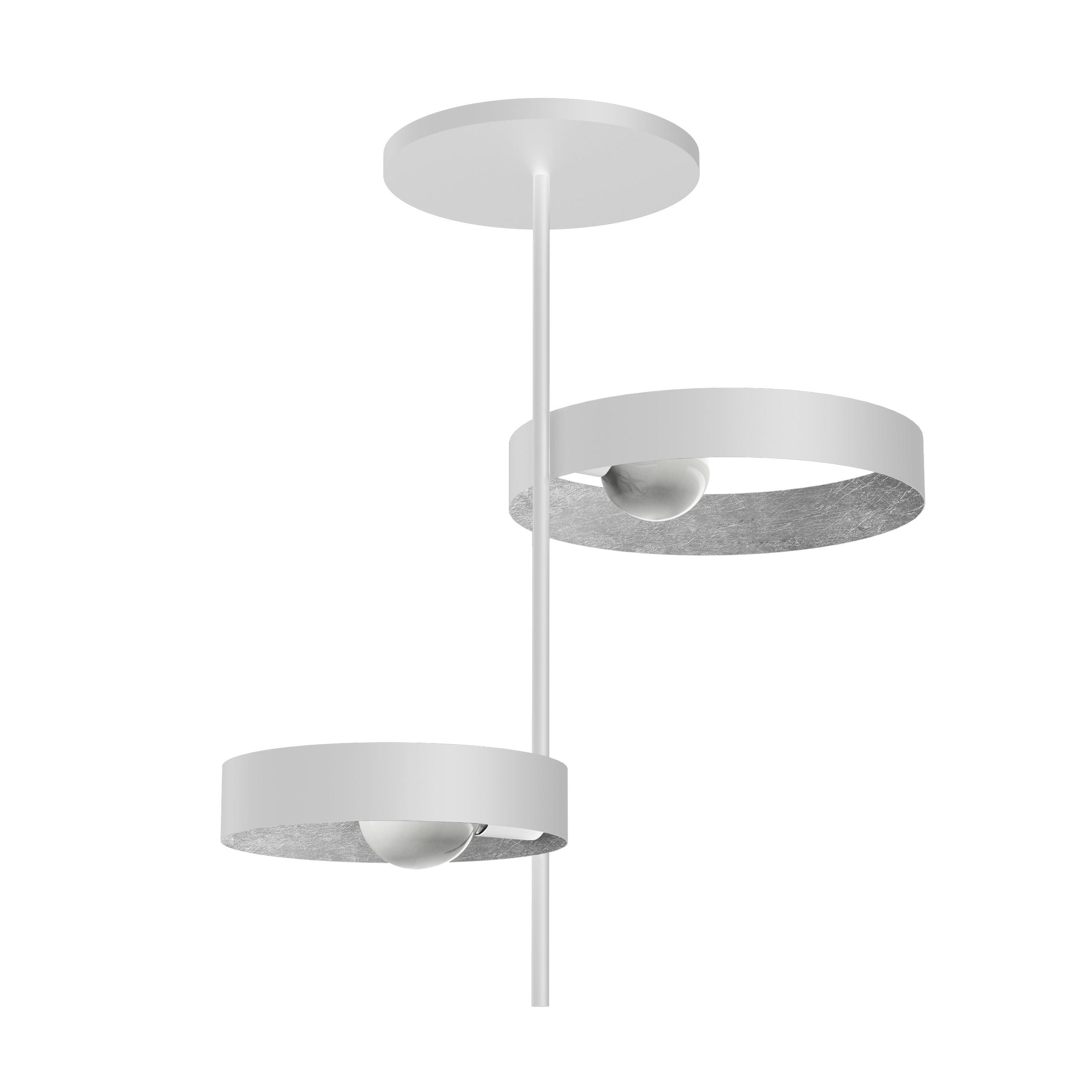 DECKENLEUCHTE - Weiß, Metall (40/70/80cm) - Lumicom