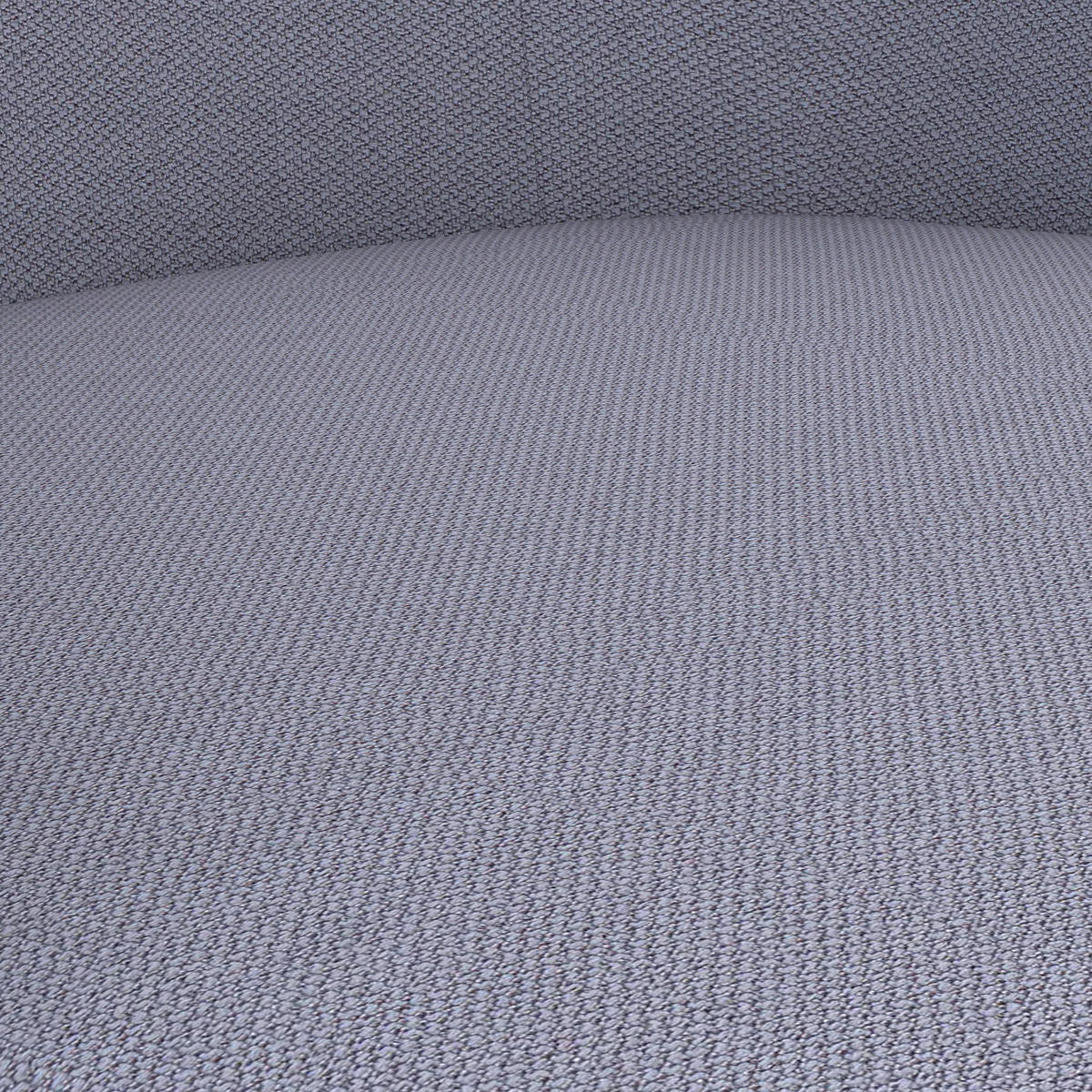 SCHALENSTUHL Consento Triest gepolstert mit Rollen Hellgrau - Hellgrau, Textil (56/79/58cm) - ASSMANN