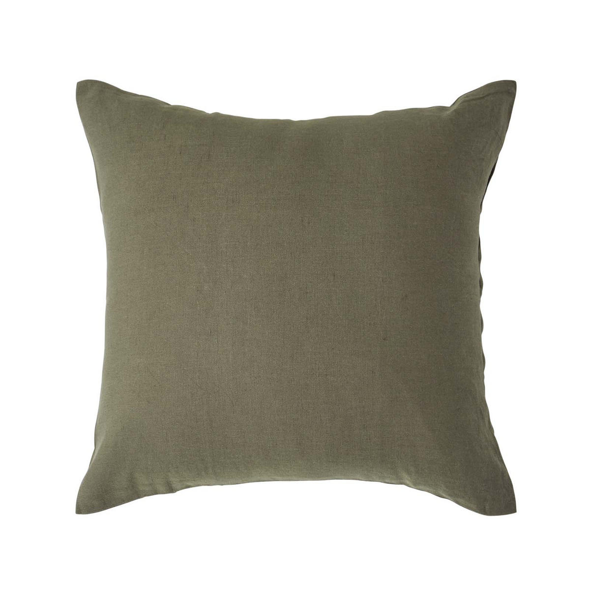 KISSENBEZUG Leinen - Olivgrün, Textil (60/60cm) - Homescapes