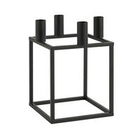 KERZENSTÄNDER Glide - Schwarz, Metall (15.5/22/15.5cm) - home&you