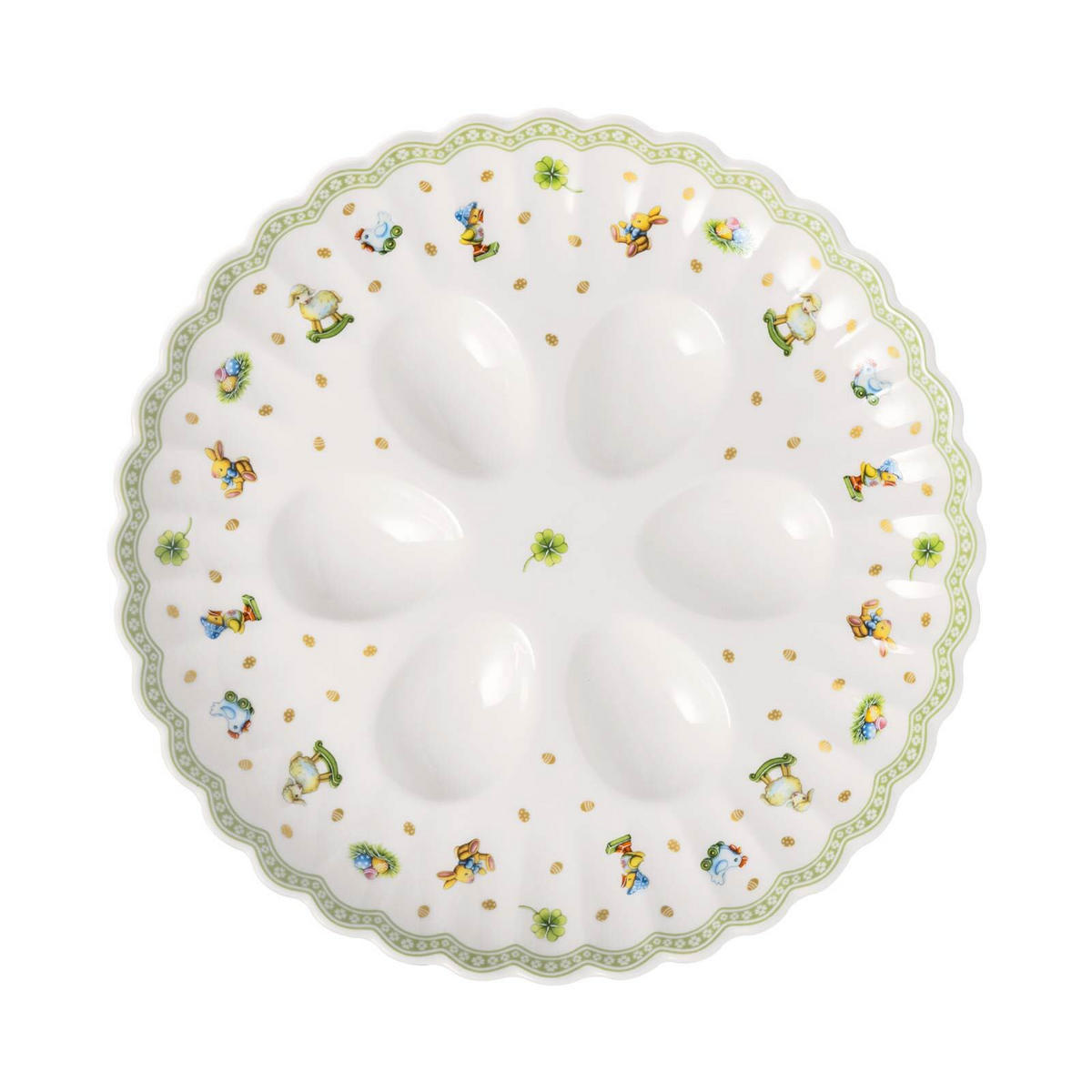 EIERTELLER Easter Delight grün ø 24,2 cm - Grün, Keramik (24.2/3.2/24.2cm) - Villeroy & Boch