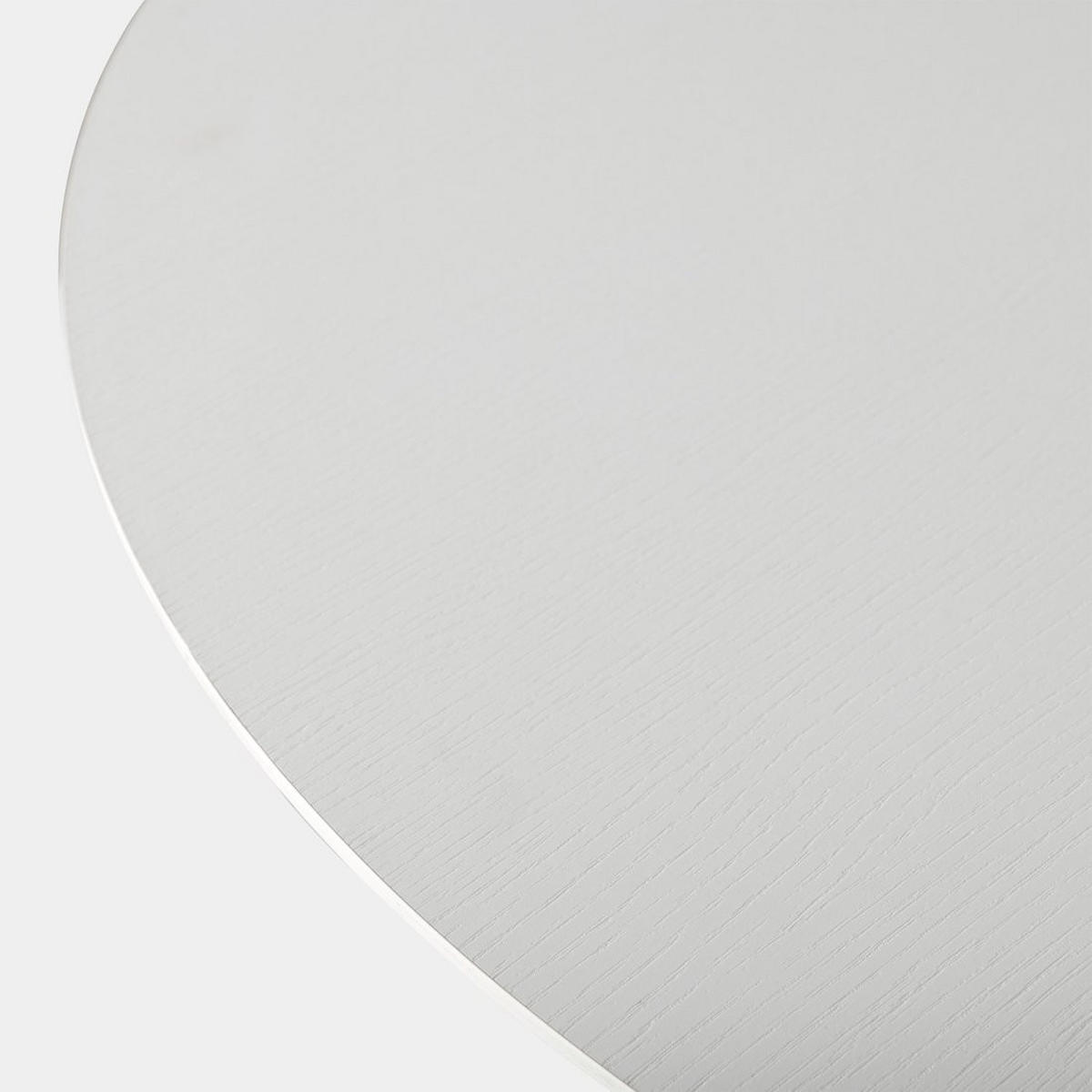 ESSTISCH Olivier Weiß 120 cm x 76 cm - Weiß, Holzwerkstoff (120/120/76cm)