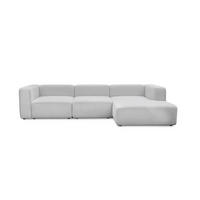 ECKSOFA modular Cubo 4-Sitzer - Grau, Textil (314/179cm) - Mokebo