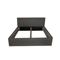 POLSTERBETT bali Charcoal 160 x 200 x 40 cm Stauraum Ohne Matratze und Lattenrost - Schwarz, Holz (160/200cm) - Halmon Schlafkomfort Betten 