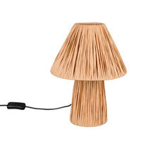 TISCHLEUCHTE Papier Braun naturbelassen - Braun, Papier (24/24/31cm)