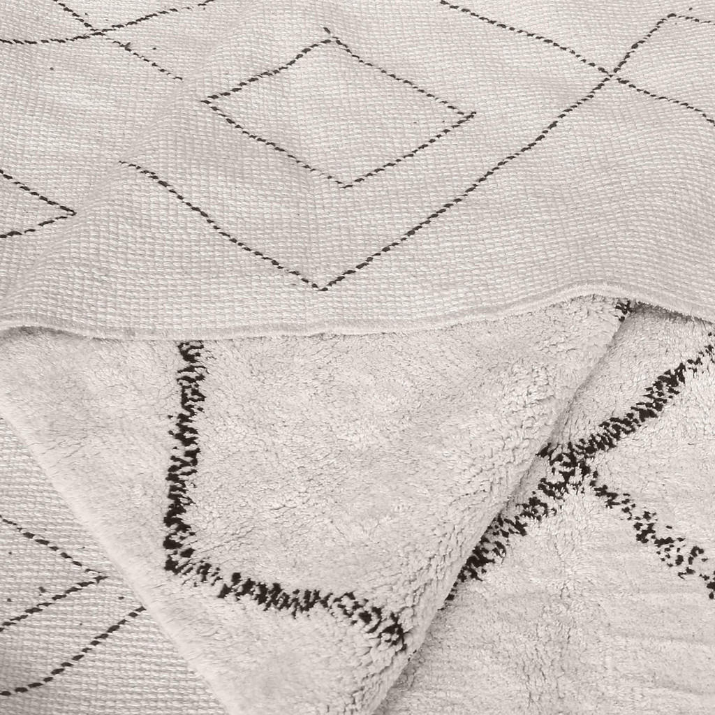 Thumbnail - The Rug Republic Teppich, Weiß, Textil, 160x160 cm, Teppiche & Böden, Teppiche