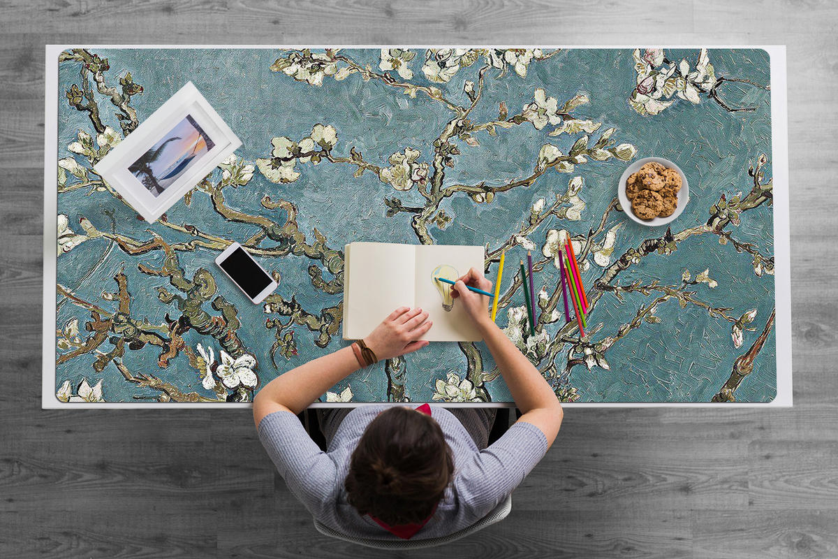 SCHREIBTISCHUNTERLAGE 100x50 cm Grün - Grün, Kunststoff (1.6/100/50cm) - ArtPrintCave