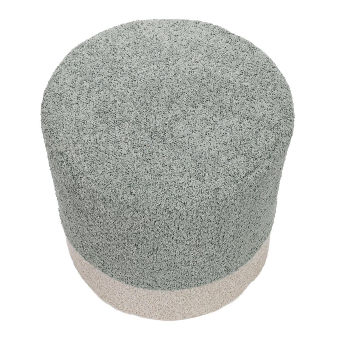 BOUCLE zweifarbig 35/35/34 cm - Blau, Textil (35/34/35cm) - Home Styling Collection