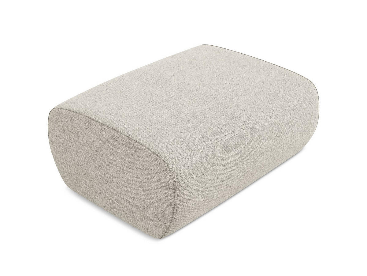 3-SITZER SOFA Chenille Stoff Schwarz - Schwarz, Textil/Metall (202/80/95cm) - Makamii