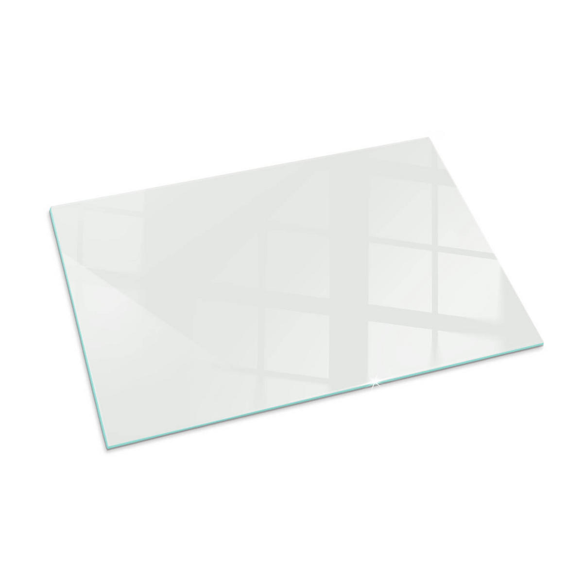 GLASPLATTE für Kamin 100x70 cm Grau - Grau, Glas (100/70/0.4cm) - ArtPrintCave