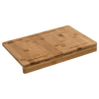 SCHNEIDEBRETT mit Kantenauflage, Bambus, 35 x 24 cm - Braun, Holz (24/35cm) - 5five Simply Smart