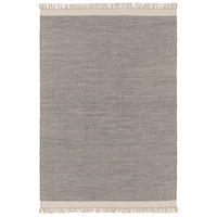 WOLLTEPPICH Kim Grau 120x170 cm - Grau, Textil (120/170cm) - benuta Pure