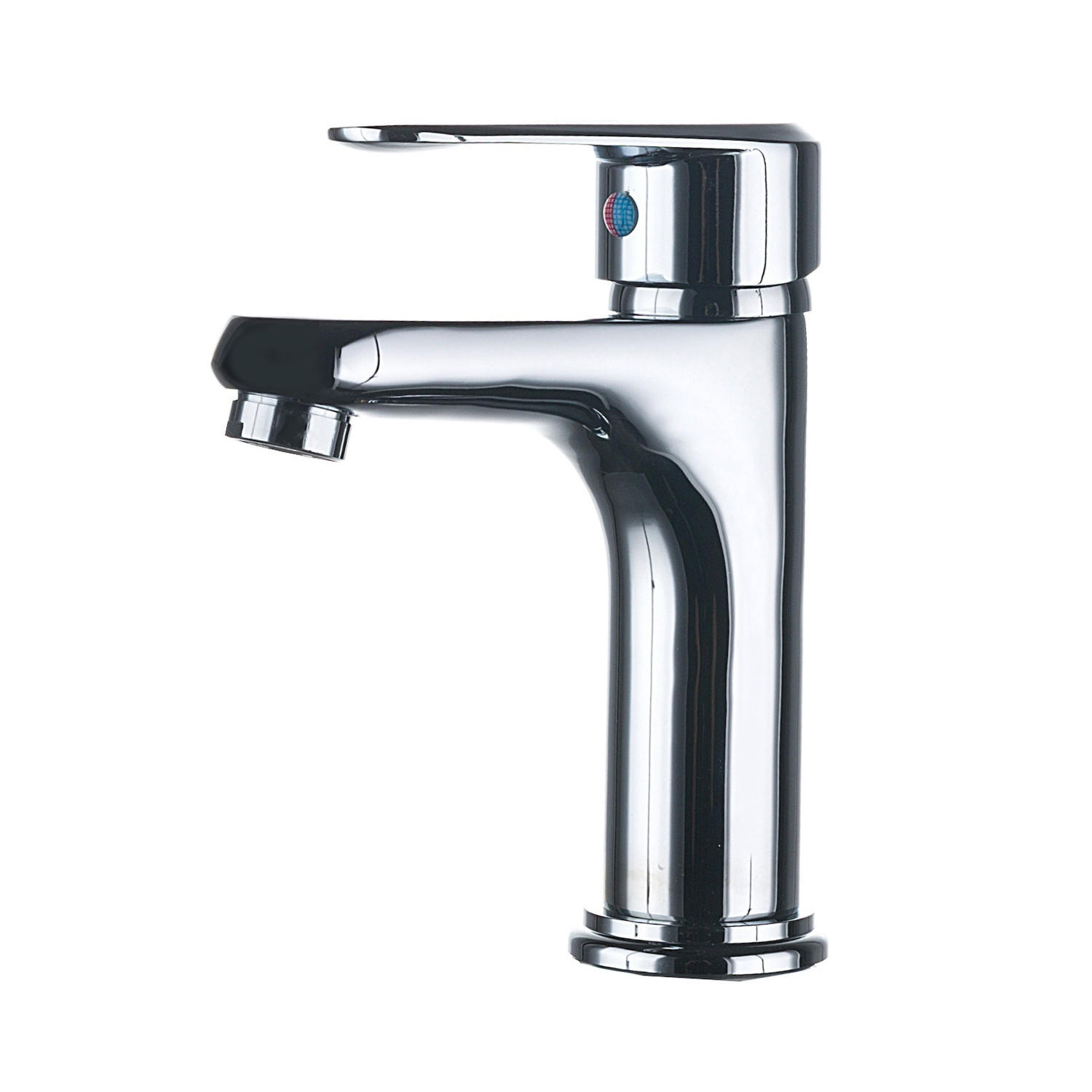 WASCHTISCHARMATUR Nagano Chrom - Chromfarben, Metall (5/20/5cm) - Badplaats