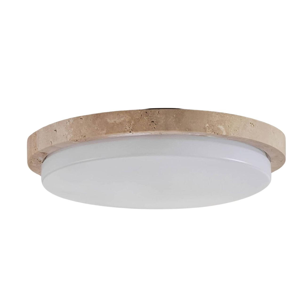 DECKENLEUCHTE Malba, Beige und Weiß, 6.2cm - Beige, Metall (6.2/31/6.2cm) - KOSILUM