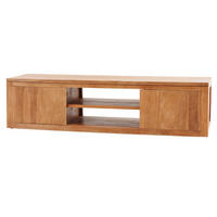 TV-SCHRANK Basil Natur aus Teak - Naturfarben, Holz (140/35/40cm) - Tikamoon