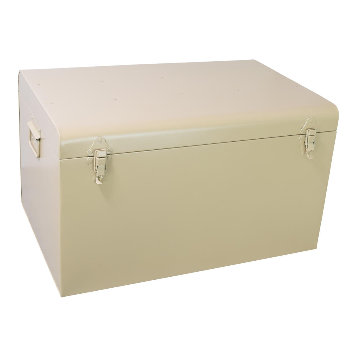 AUFBEWAHRUNGSTRUHE Box Large - Beige, Metall (60/35/40cm) - LOFT42