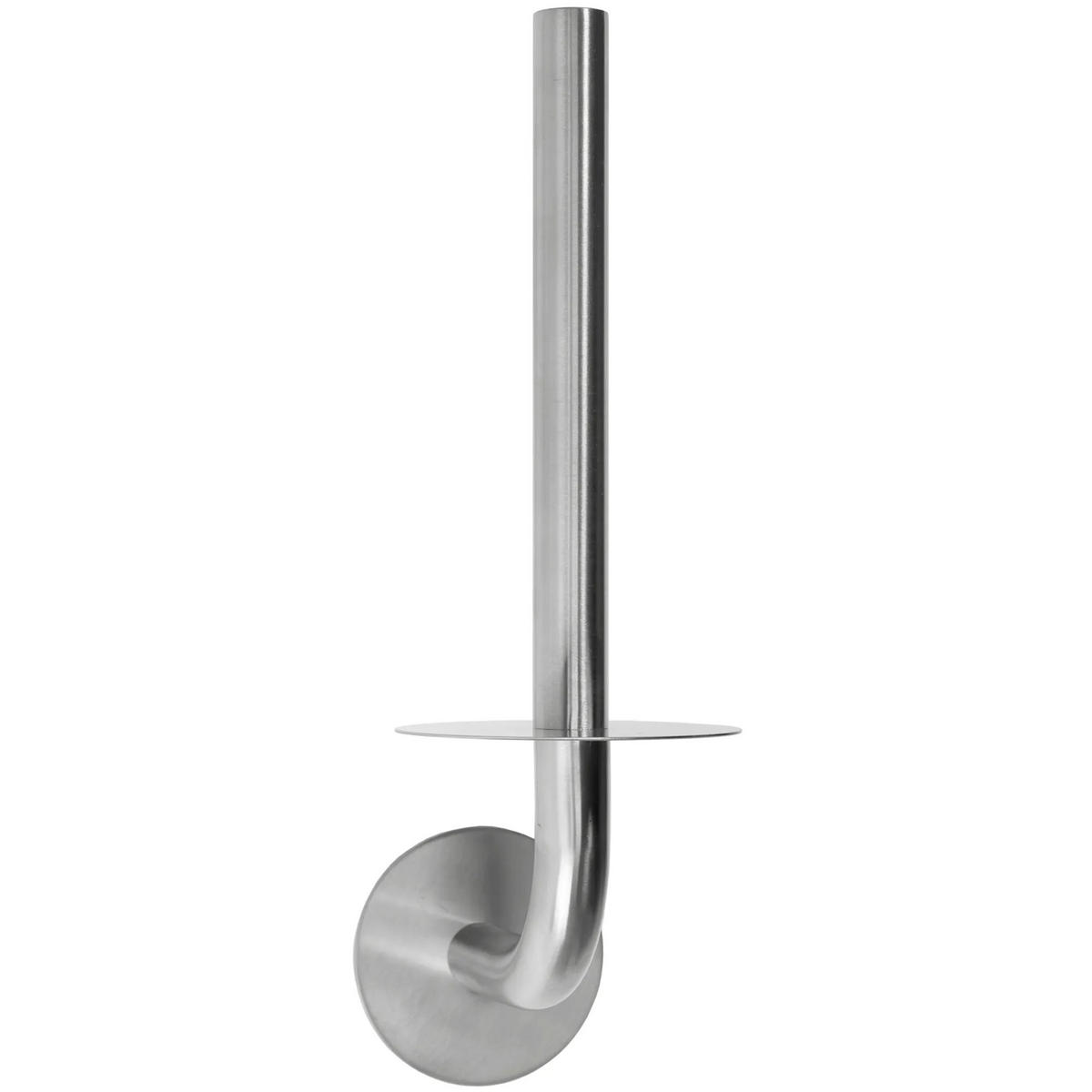 HALTER Für Toilettenpapier Rea Nickel Brush Inox 322220 Duo - Chromfarben, Metall (23/7/11cm) - REA