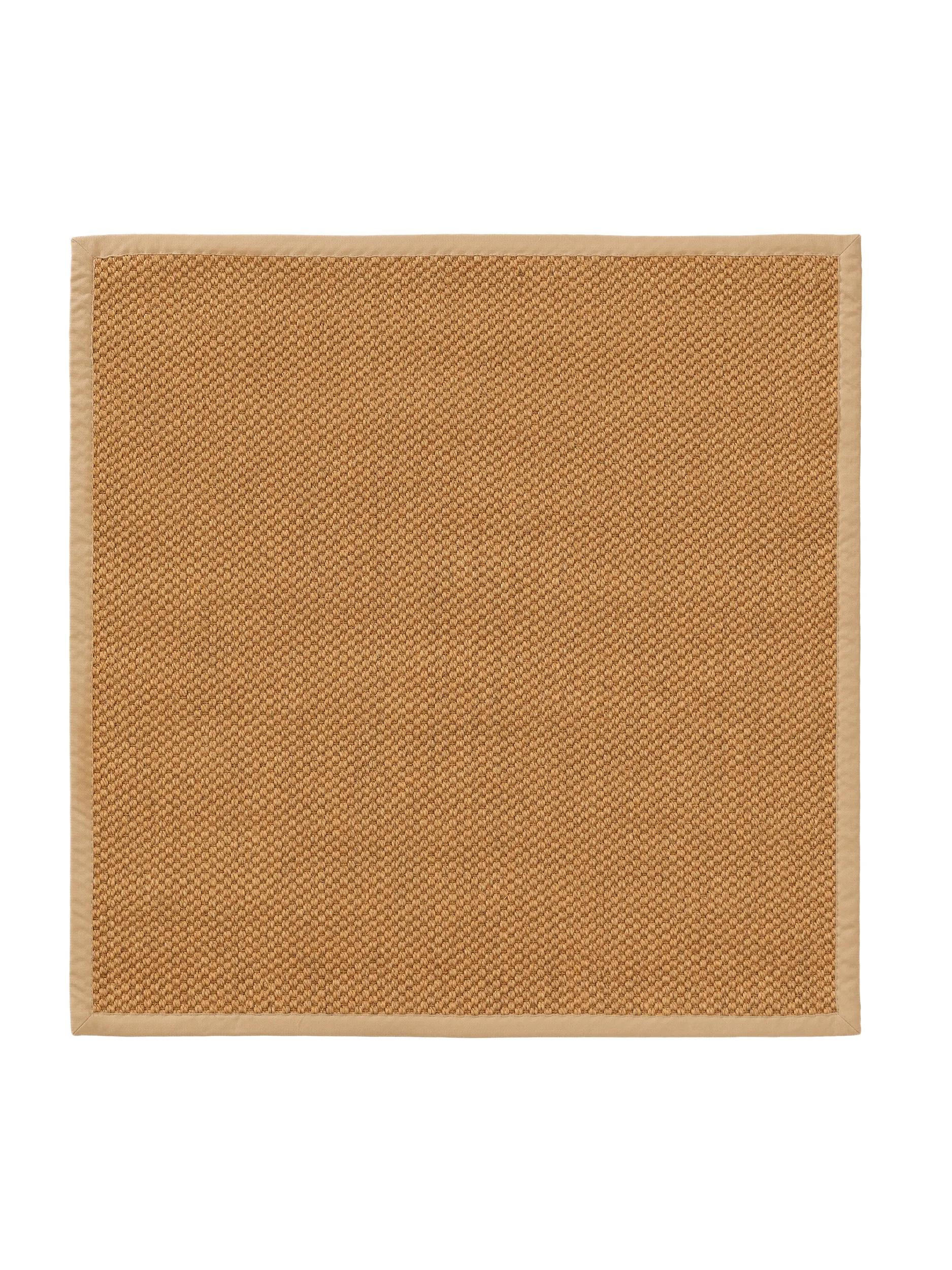 SISALTEPPICH Greta Beige 150x150 cm - Beige, Textil (150/150cm) - benuta Pure
