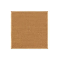 SISALTEPPICH Greta Beige 200x200 cm - Beige, Textil (200/200cm) - benuta Pure