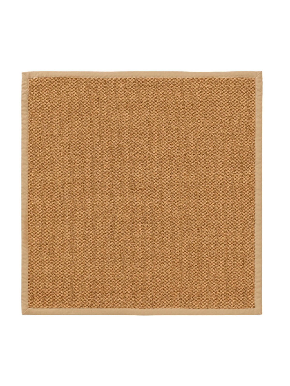 SISALTEPPICH Greta Beige 200x200 cm - Beige, Textil (200/200cm) - benuta Pure