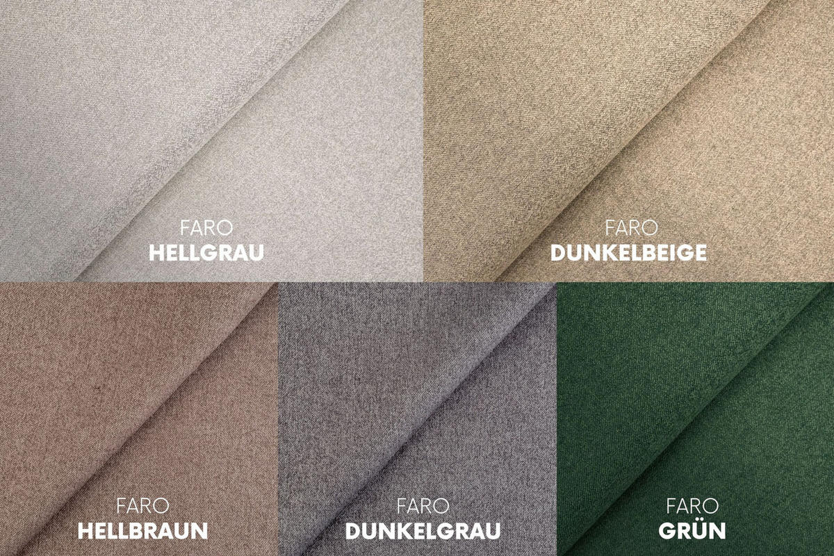 SCHLAFSOFA Mit Bettkasten NOMI, Stoff Faro, Hellgrau - Hellgrau, Holz (200/82/100cm) - Kaiser Möbel