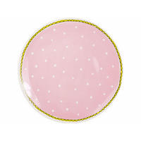 TELLER Punkt in Rosa - Ø 26cm - Multicolor, Keramik (26.2/26.3/3cm) - Blond Amsterdam