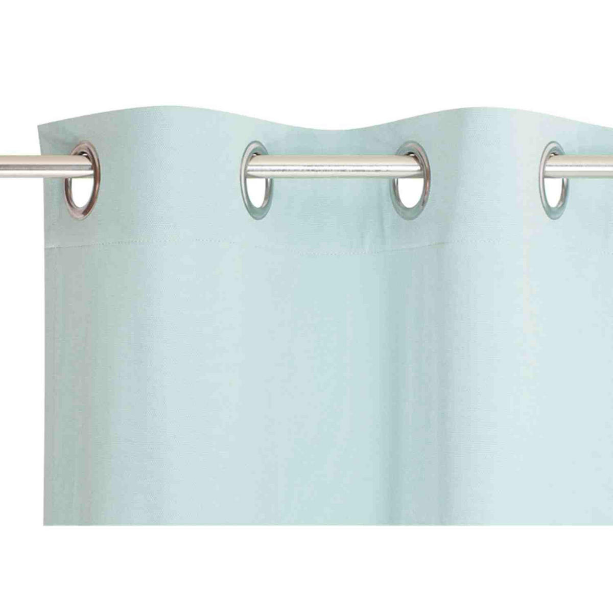 BLICKDICHTER ÖSENVORHANG Dove Signature - Jadegrün, Textil (140/0.5/245cm) - Tom Tailor