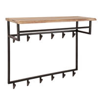 WANDGARDEROBE Edge Braun 100/33/80 cm - Braun, Holz (33/80/100cm) - Hoyz Collection