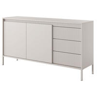 SIDEBOARD Senso beige 154 / 40 / 82cm - Beige, Holz/Holzwerkstoff (154/82/40cm) - Feldmann-Wohnen