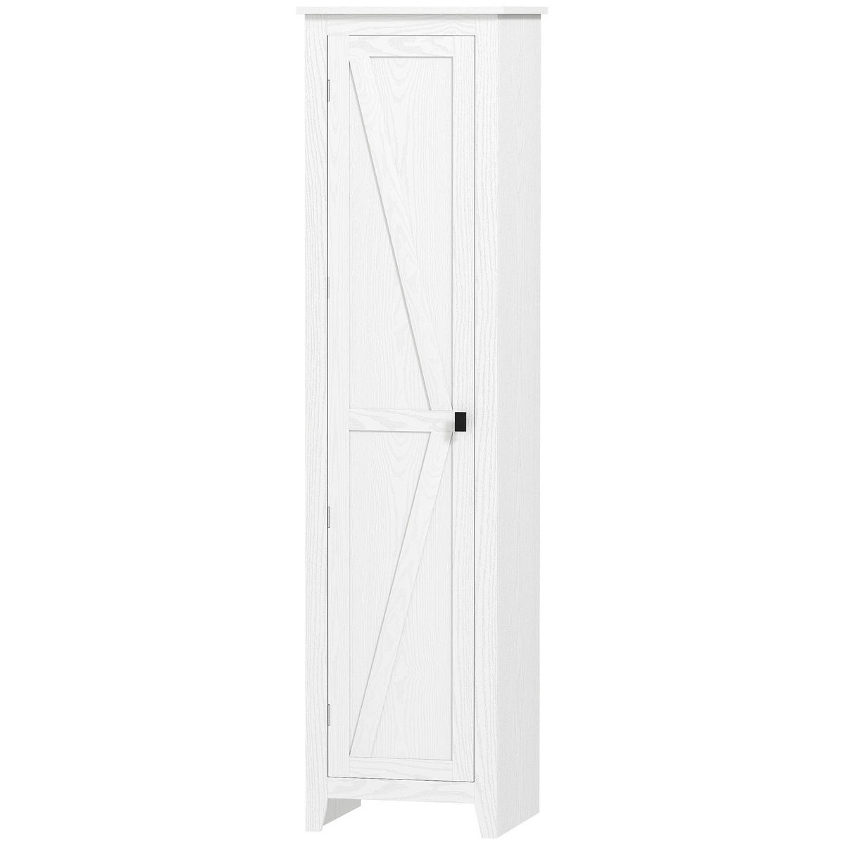 HIGHBOARD DE-11338 2 verstellbare Böden & 5 Ebenen Weiß - Weiß, Holzwerkstoff (40/121.5/43.5cm) - ComfortXL