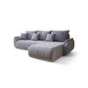 ECKSOFA mit Schlaffunktion TOKYO R Monolith 70 Rechts - Grau, Textil (280/185cm) - Bedante