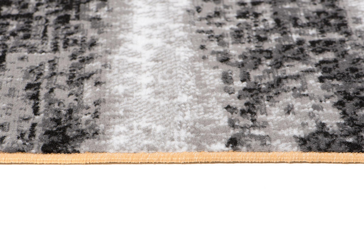 TEPPICH MAYA Gelb Meliert Streifen Verwischt 160/220 cm - Gelb, Textil (160/220cm) - Tapiso