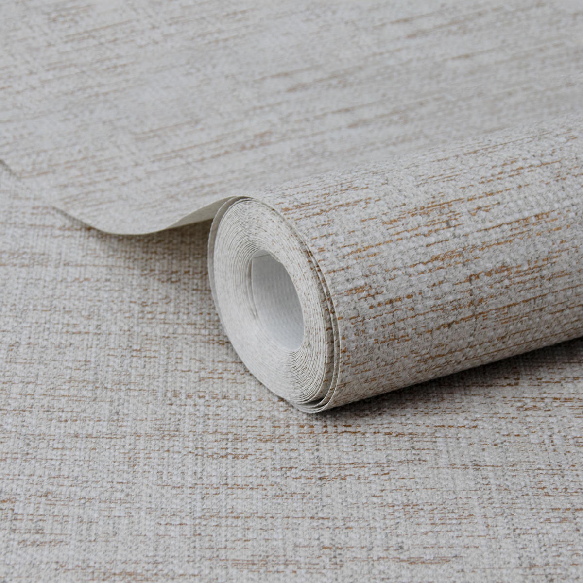 VLIESTAPETE Rohtextur Kupfer Gold - Naturfarben, Papier/Kunststoff (52/1000cm) - Sublime