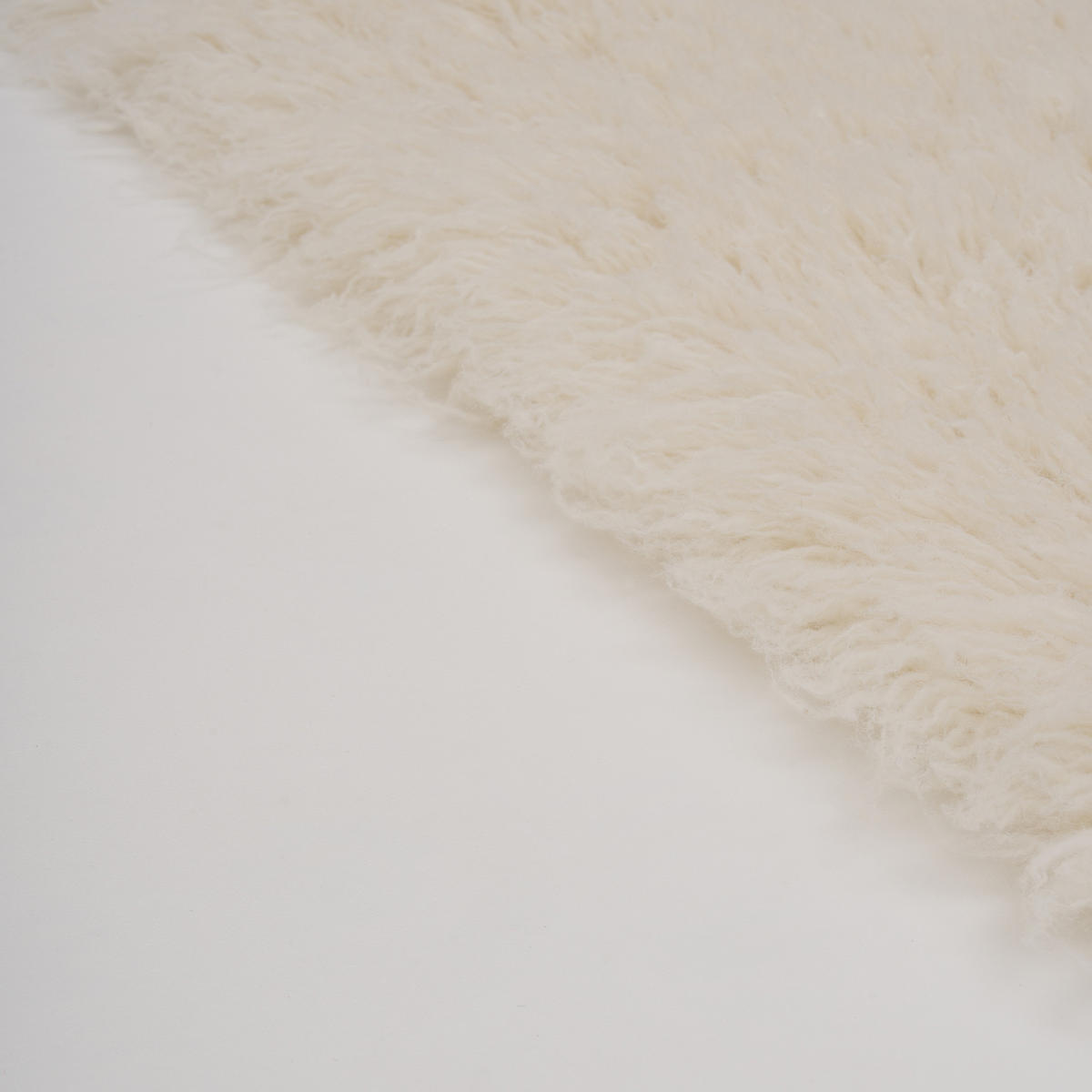 NATUR TEPPICH FLOKATI SUPREME - Creme, Textil (120/180cm) - Pergamon