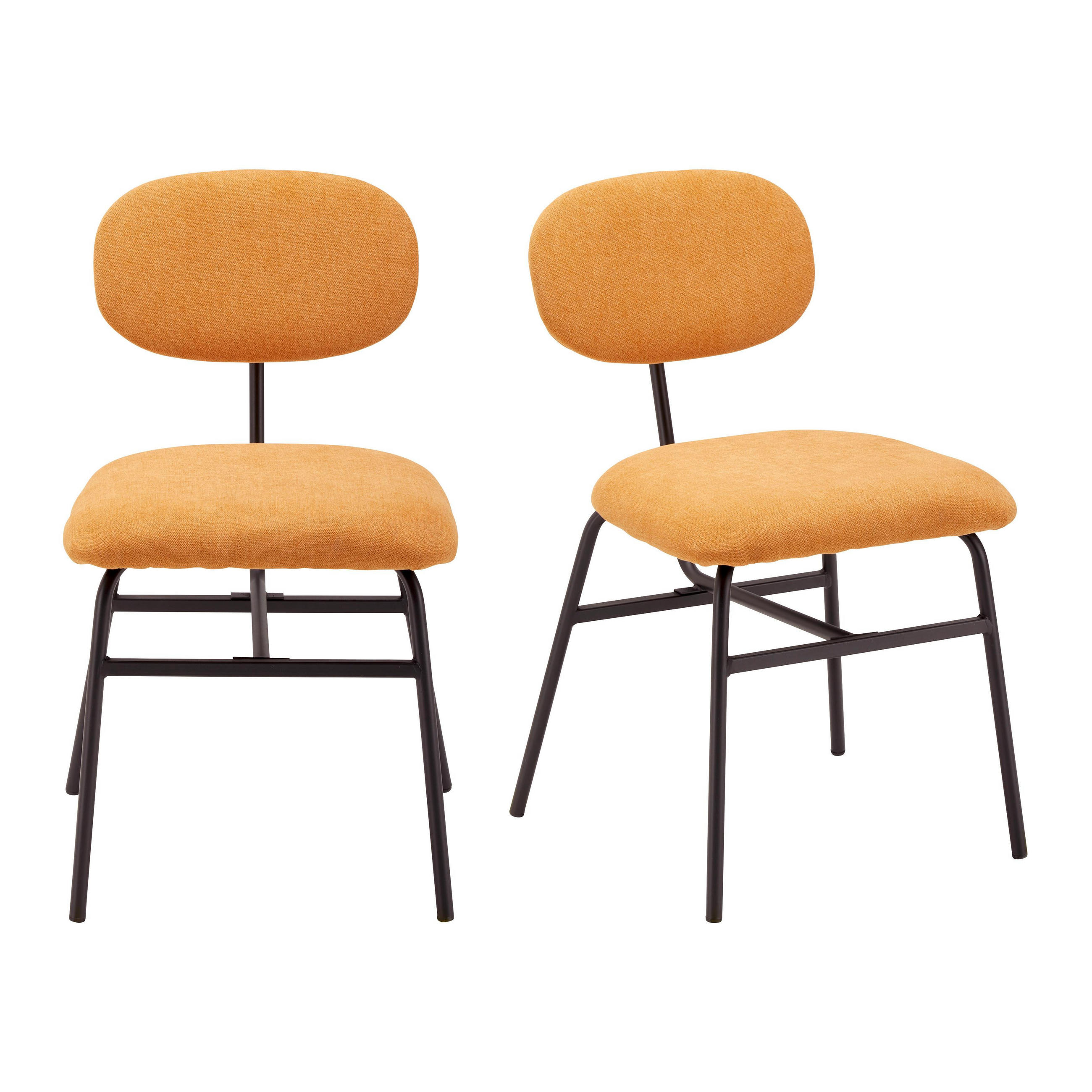 Bessagi Home Stuhl-Set Orange 46x80x55 cm