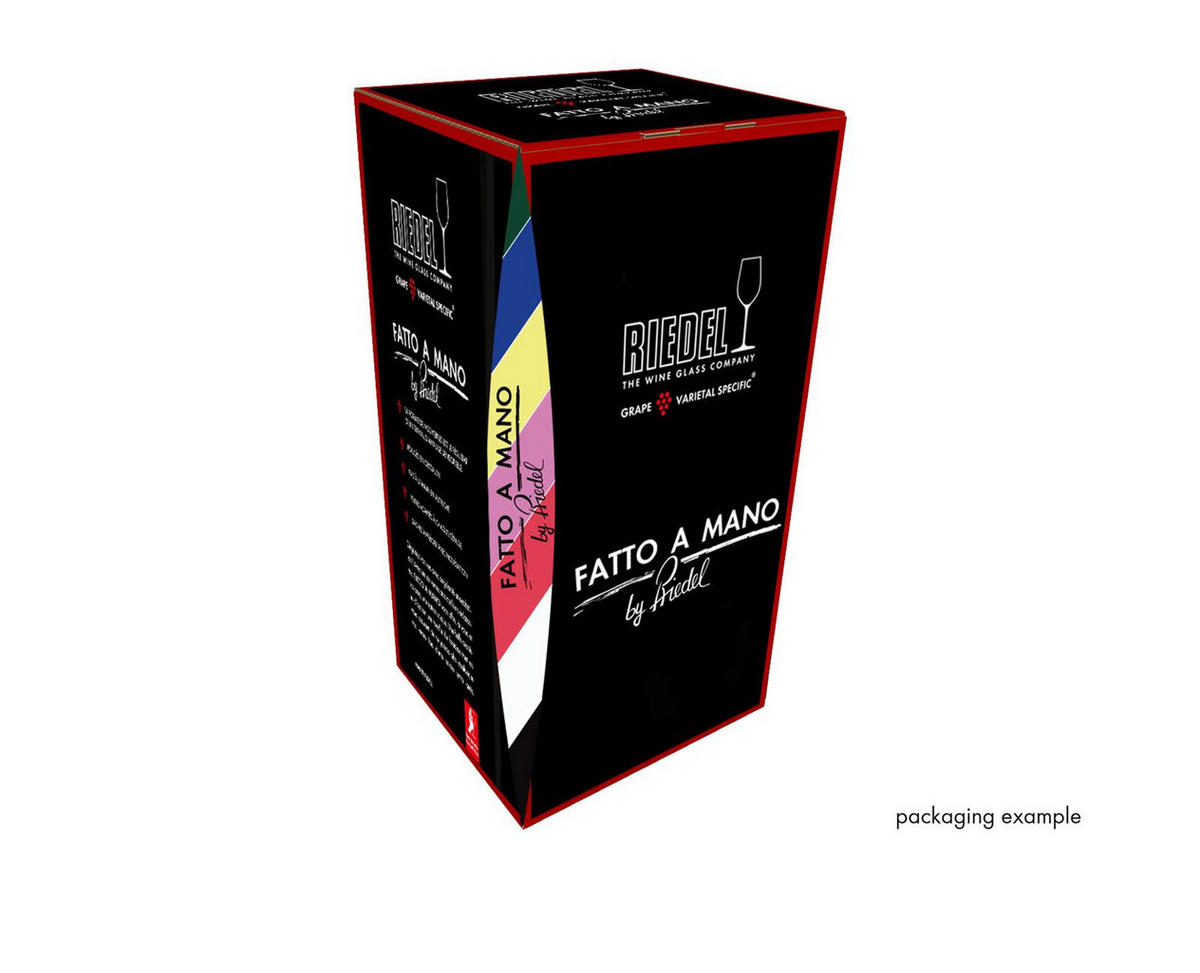 RIESLING/ZINFANDEL WEINGLAS Fatto A Mano Dunkelblau 125 ml - Dunkelblau, Glas (0.125L) - Riedel