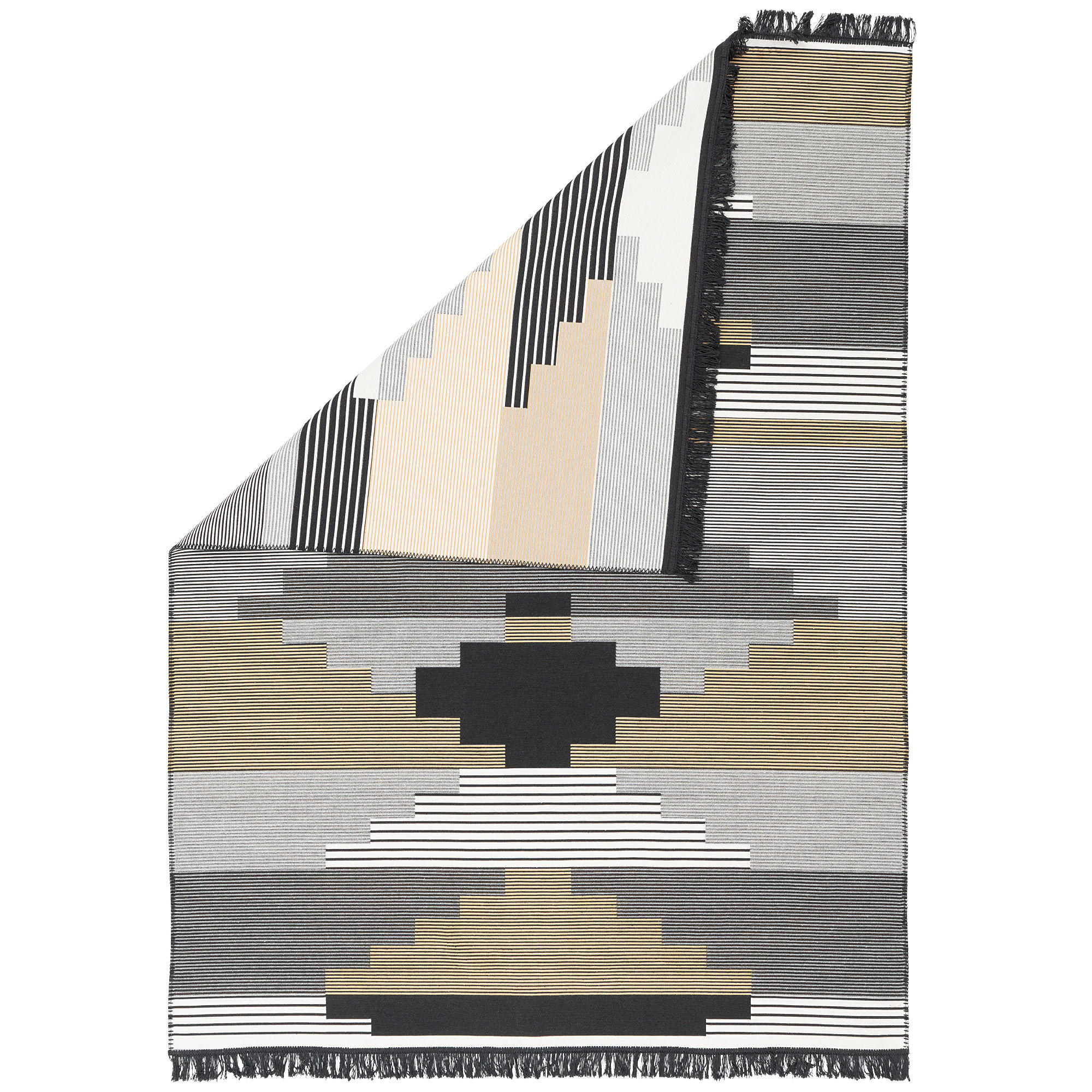 Pergamon Teppich Grau, Beige 140x200 cm