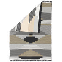 TEPPICH BEIDSEITIG ETHNO KELIM STYLE - Beige/Grau, Textil (120/170cm) - Pergamon