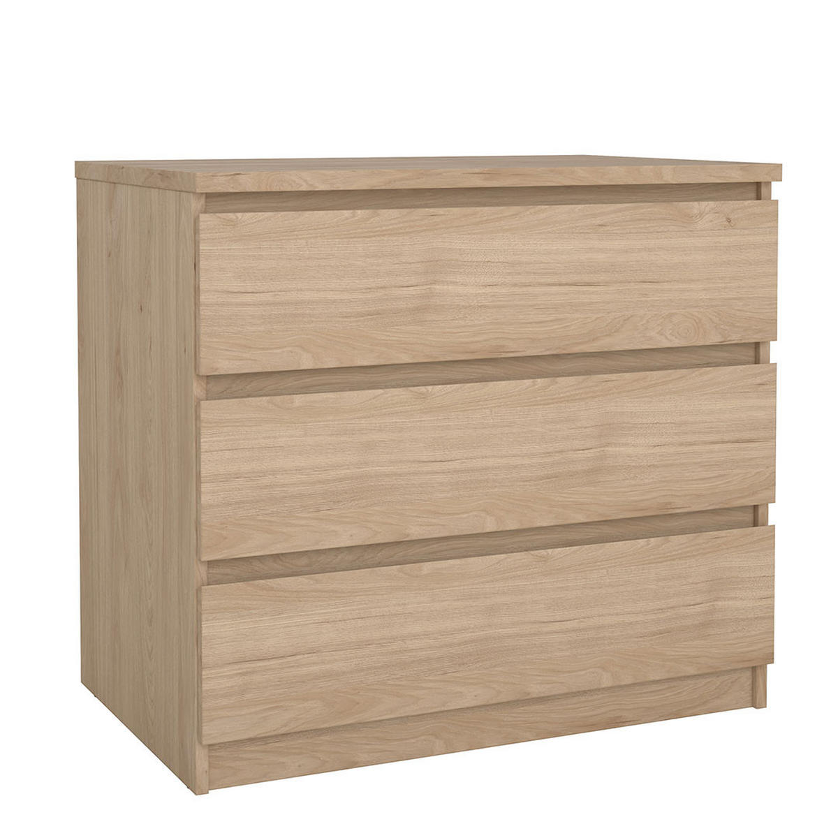 KOMMODE, Naia, Eiche, Holzwerkstoff, 77 x 50 x 68 cm - Eichefarben, Holzwerkstoff (77/68/50cm) - ebuy24